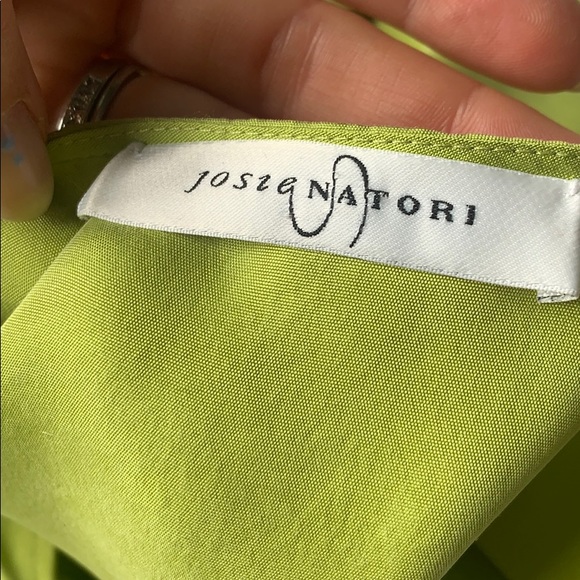 Josie Natori silk cocktail dress - Picture 6 of 6